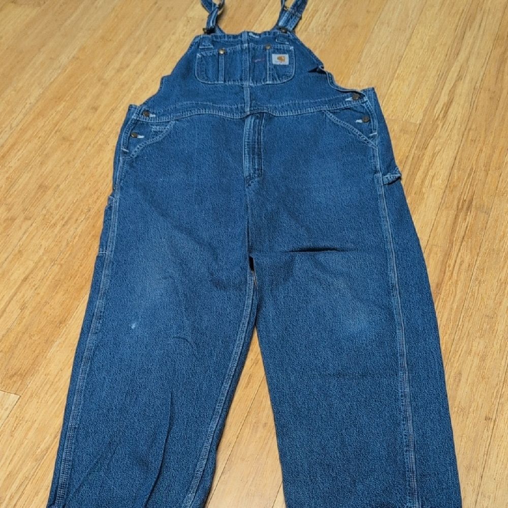 Carhartt Classic Blue Denim Bib